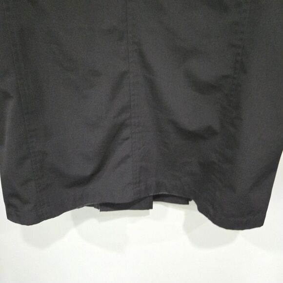 🐢 London Fog Ladies Raincoat. Black, zipper, Size S/P , INCLUDES BELT - Picture 9 of 16